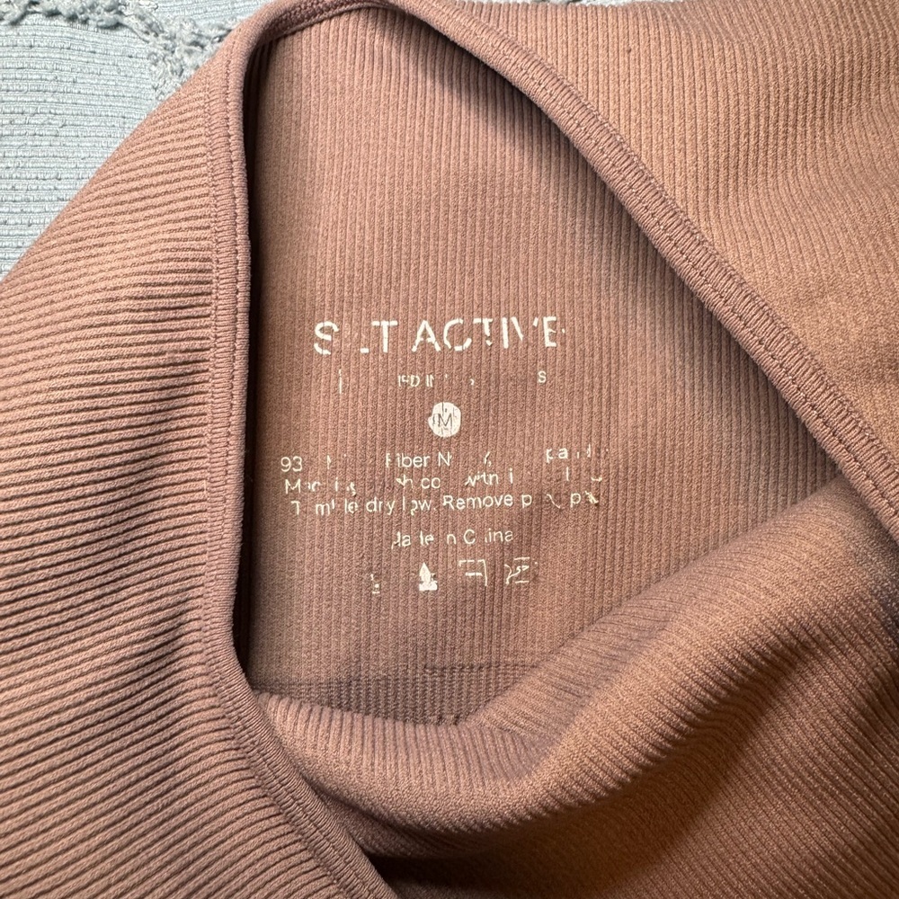 SET Active One-Shoulder Bra in Tan - Picture 4 of 4
